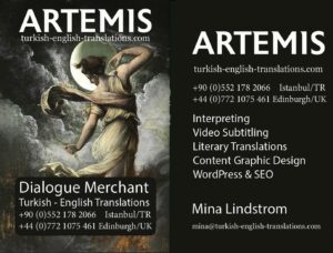 Business Card Artemis 